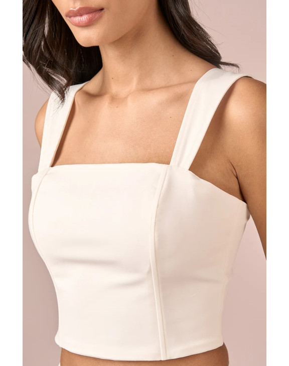 Top Cropped Longo Off White Mylife